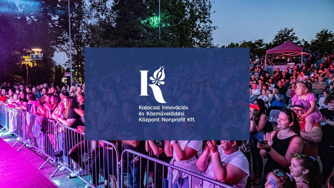 Rendezvénybiztosítás Kalocsán a városi majálison. Teljes körű biztosítás: tömegirányítás, színpad előtti felügyelet, parkolási zóna és családi programok biztonságos lebonyolítása.